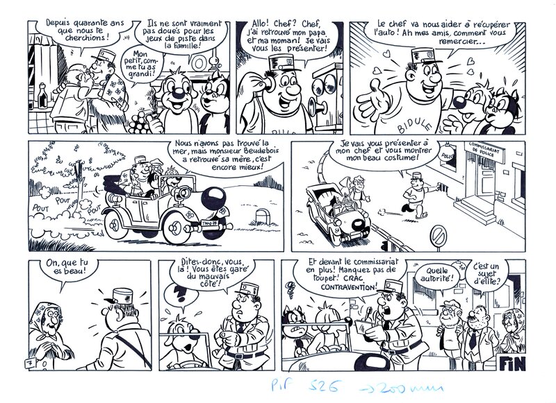 Pif by Louis Cance - Comic Strip