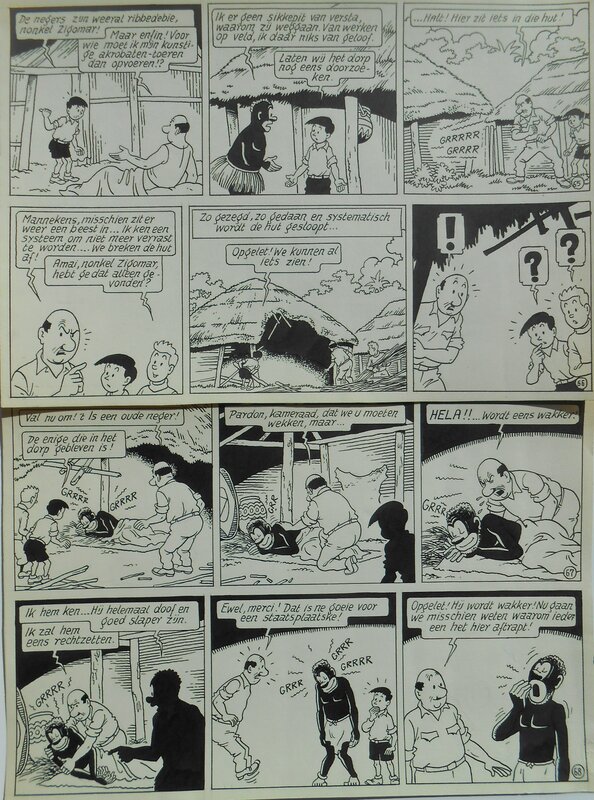 Bob De Moor, Oncle Zigomar, Stefan et Johan - Comic Strip