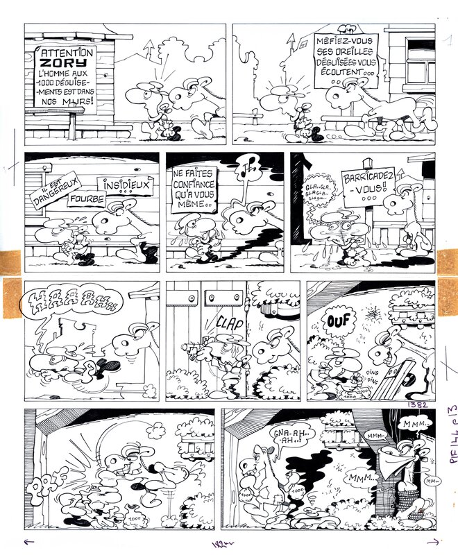 Jean-Claude Poirier, Horace, cheval de l'ouest - Comic Strip