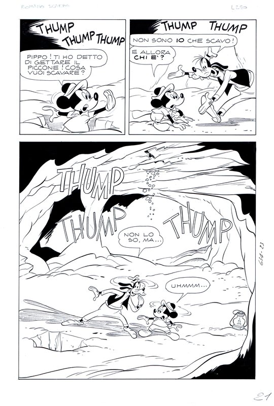 Mickey by Romano Scarpa - Comic Strip