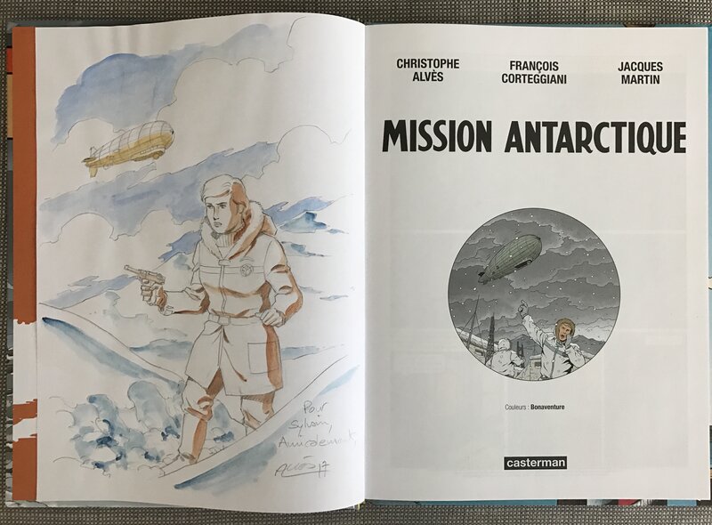 Mission antartique par Christophe Alvès - Dédicace