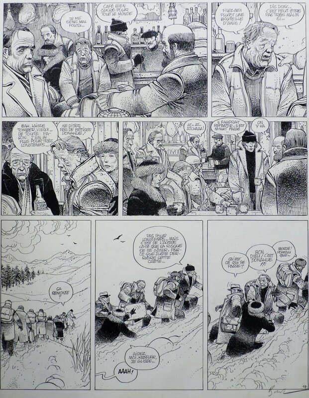 Enki Bilal, Pierre Christin, Les Phalanges de l'Ordre Noir - Planche originale