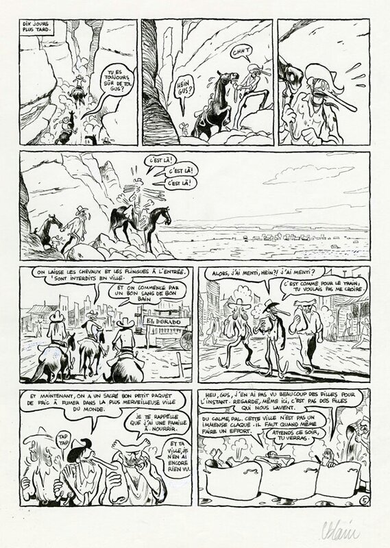 Christophe Blain, Gus - tome 1  (page 26) - Comic Strip