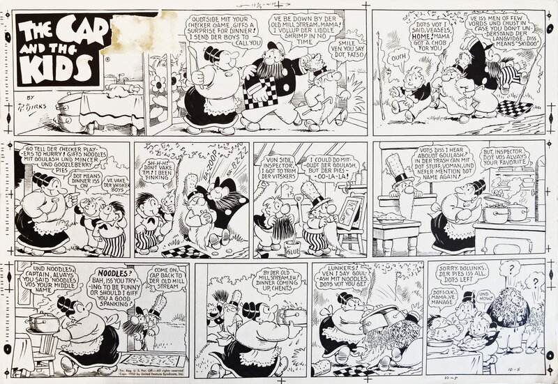 Rudolph Dirks, The Captain and the Kids - Comic Strip