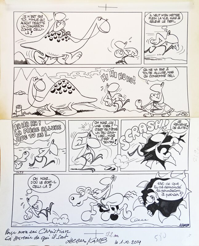 Couik par Jacques Kamb - Planche originale