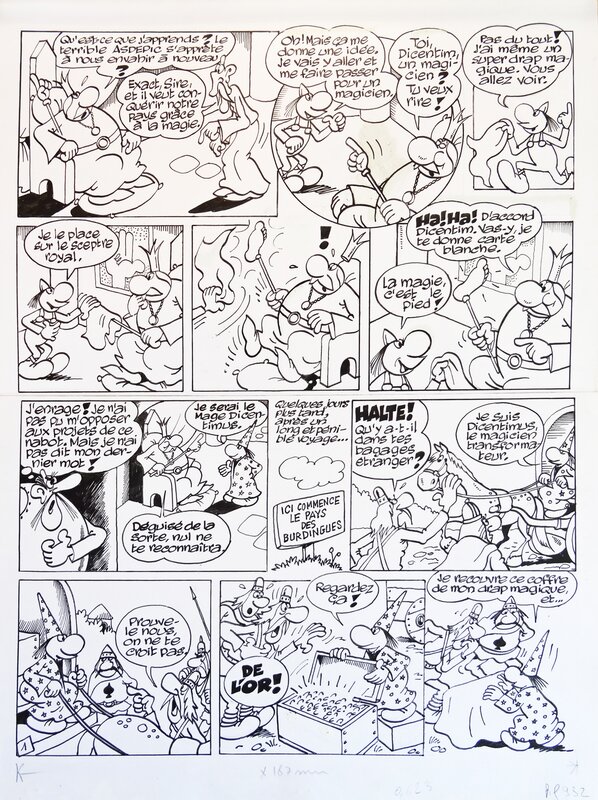 Dicentim par Jacques Kamb - Planche originale