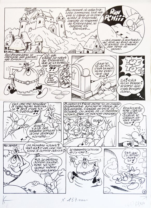 Dicentim par Jacques Kamb - Planche originale