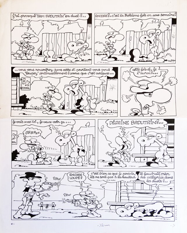 Jean-Claude Poirier, Horace, cheval de l'Ouest - Comic Strip