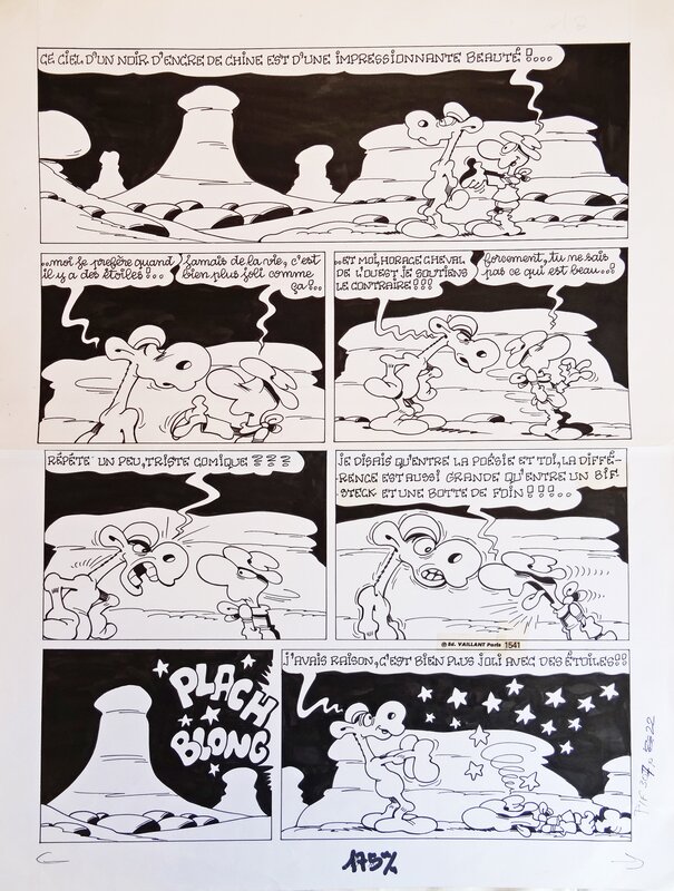 Jean-Claude Poirier, Horace, cheval de l'Ouest - Comic Strip