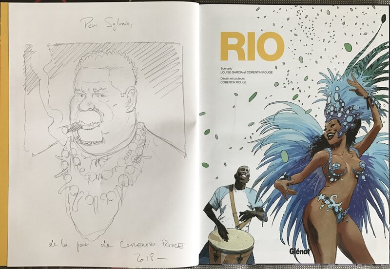 Rio tome 3 par Corentin Rouge - Dédicace