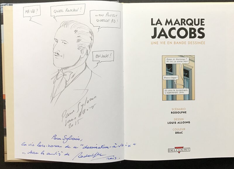 La marque jacob par Louis Alloing, Rodolphe - Dédicace