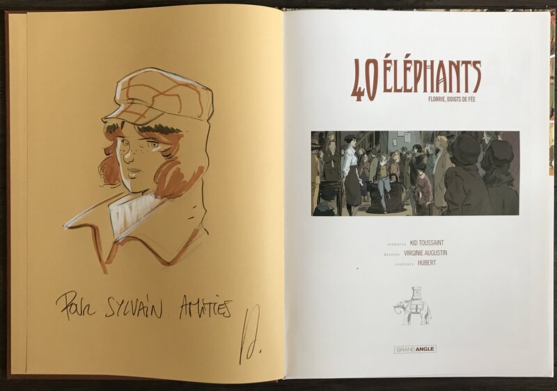 40 elephants by Virginie Augustin - Sketch