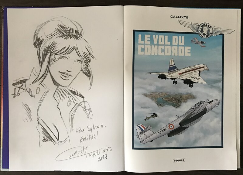 Le vol du concorde by Callixte - Sketch