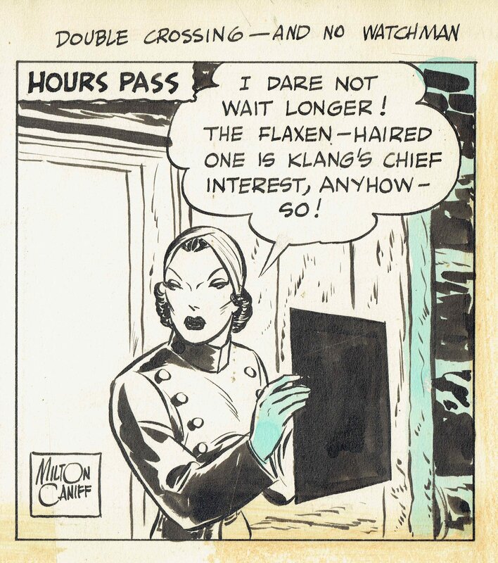 Milton Caniff, 1938 : Terry & les Pirates - Planche originale