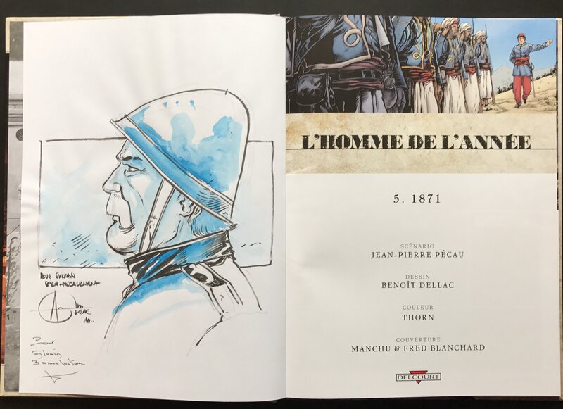 Benoit Dellac, L homme de l annee - tome 5 - Dédicace