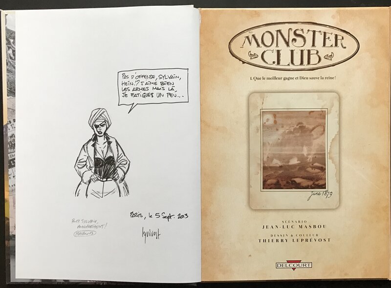 Monster club par Thierry Leprévost - Dédicace