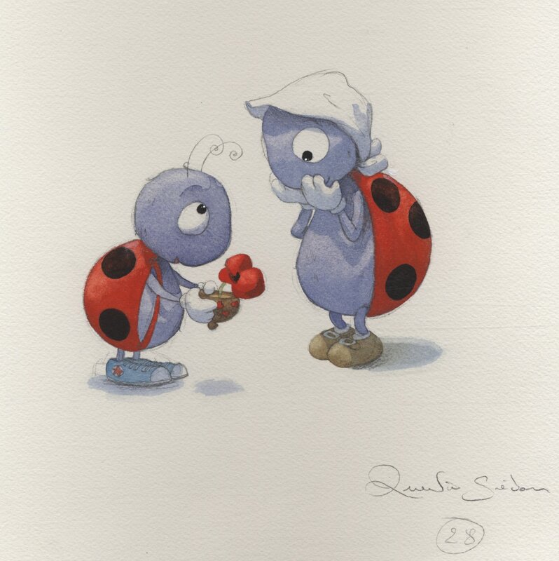 Cadeau pour maman by Quentin Gréban - Original Illustration