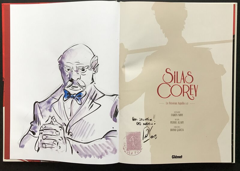 Silas corey par Pierre Alary - Dédicace