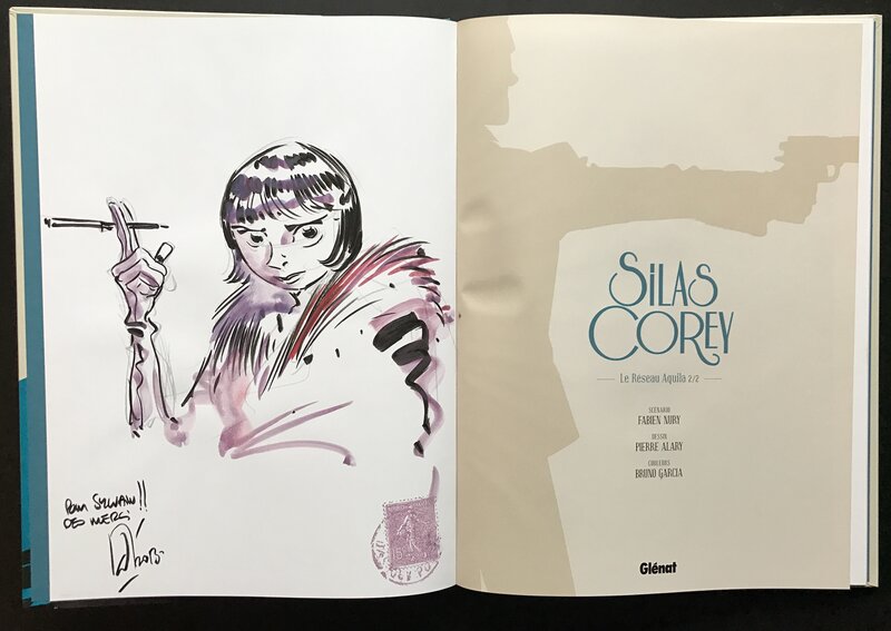 Silas corey par Pierre Alary - Dédicace