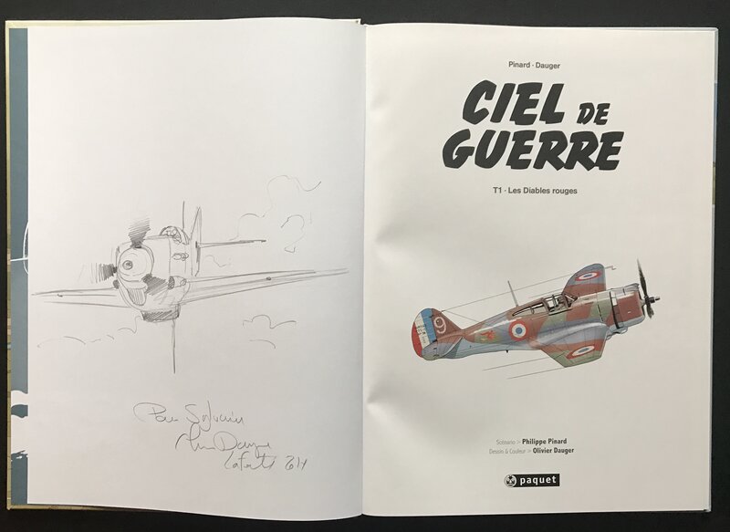 Ciel de guerre by Olivier Dauger - Sketch