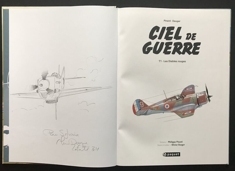 Ciel de guerre par Olivier Dauger - Dédicace