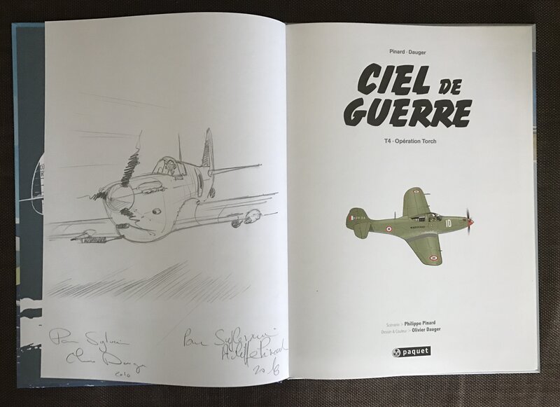 Olivier Dauger, Ciel de guerre - tome 4 - Sketch