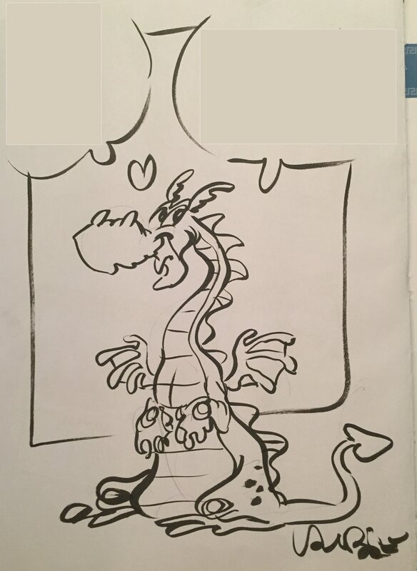 Dragon by Philippe Larbier - Sketch