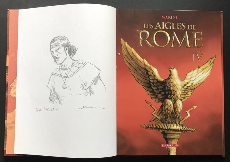 Les aigles de rome par Enrico Marini - Dédicace