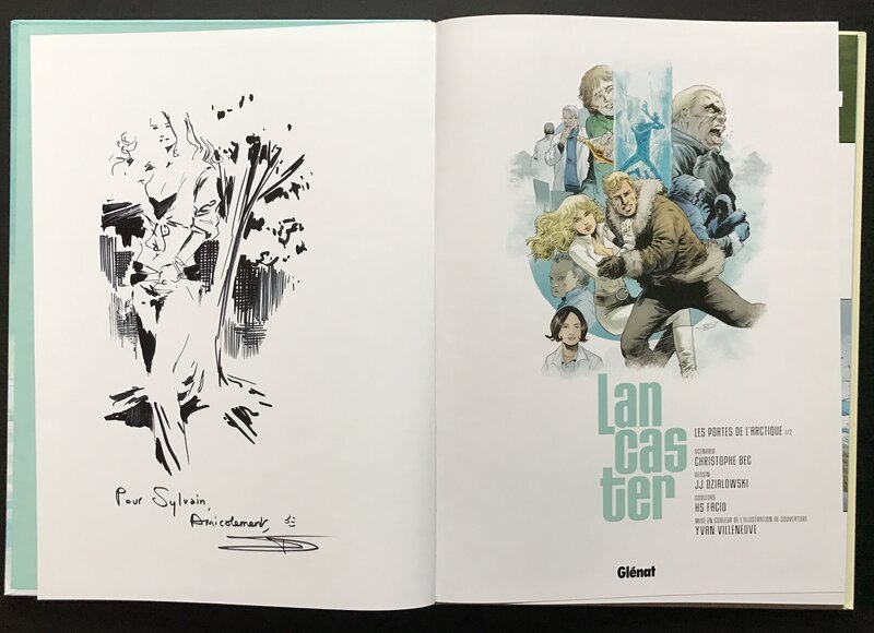 Lancaster - tome 1 by Jean-Jacques Dzialowski - Sketch