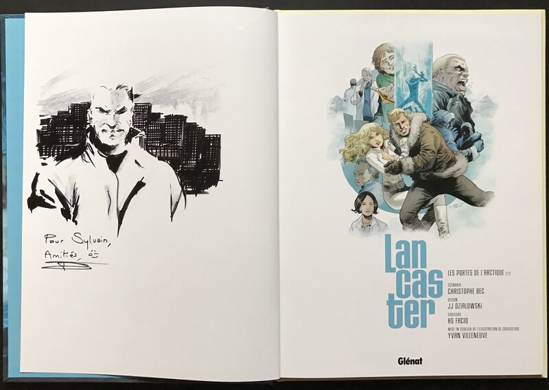 Lancaster - tome 2 by Jean-Jacques Dzialowski - Sketch