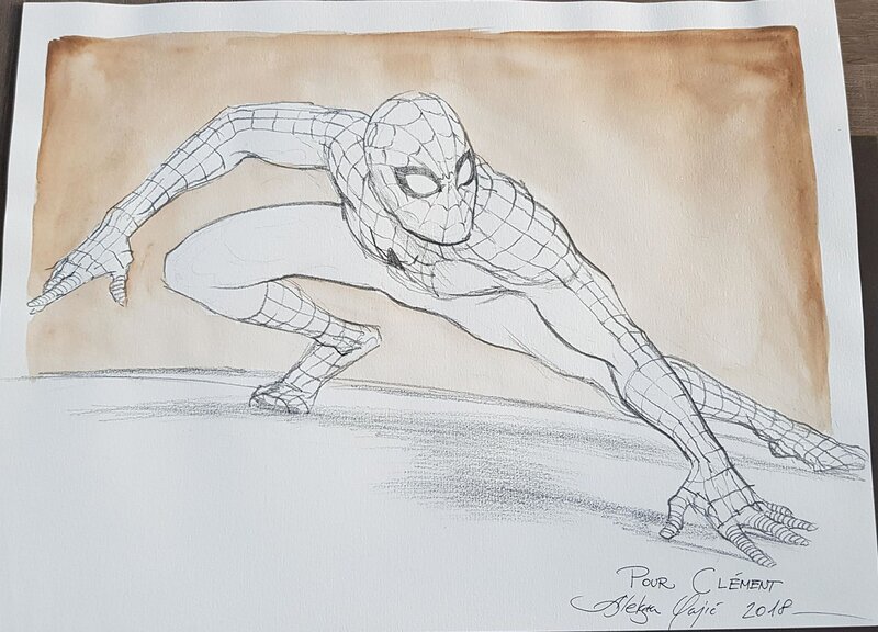 Spiderman par Aleksa Gajic - Illustration originale