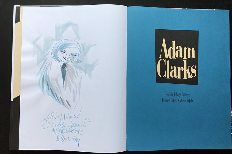 Adam clarks par Antonio Lapone - Dédicace