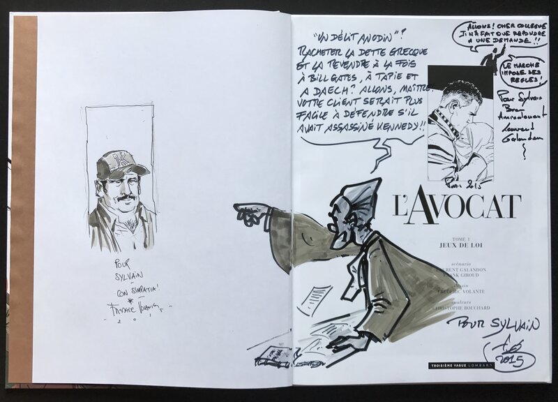 L avocat by Frederic Volante - Sketch