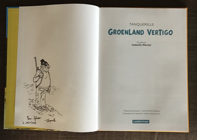 Groeland vertigo par Hervé Tanquerelle - Dédicace