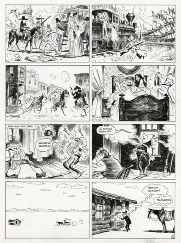 Gus - T1 par Christophe Blain - Planche originale