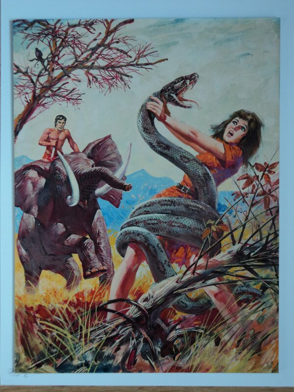 Tarzan par Dino Busett - Couverture originale