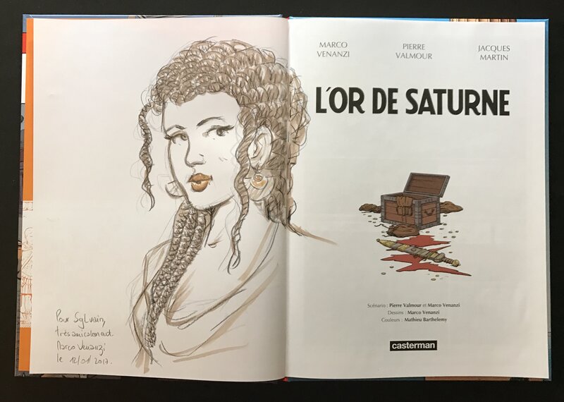 L or de saturne by Marco Venanzi - Sketch