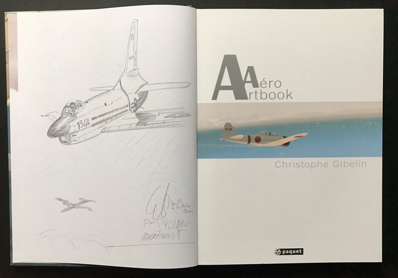 Aero Artbook par Christophe Gibelin - Dédicace