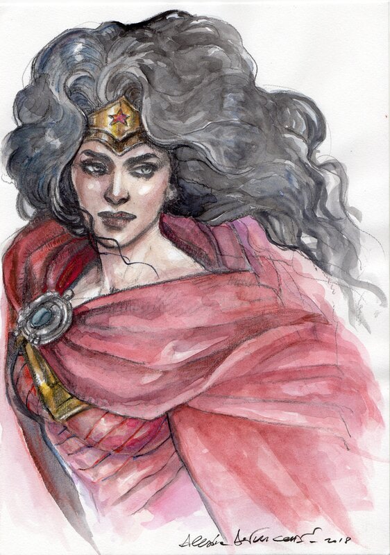 Wonder Woman by Alessia de Vincenzi - Illustration originale