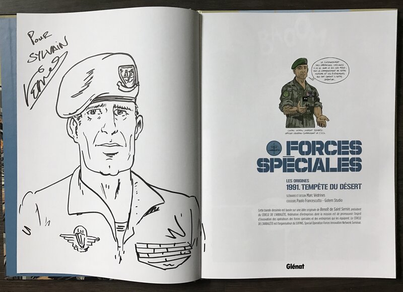 Marc Védrines, Forces speciales - tome 1 - Dédicace