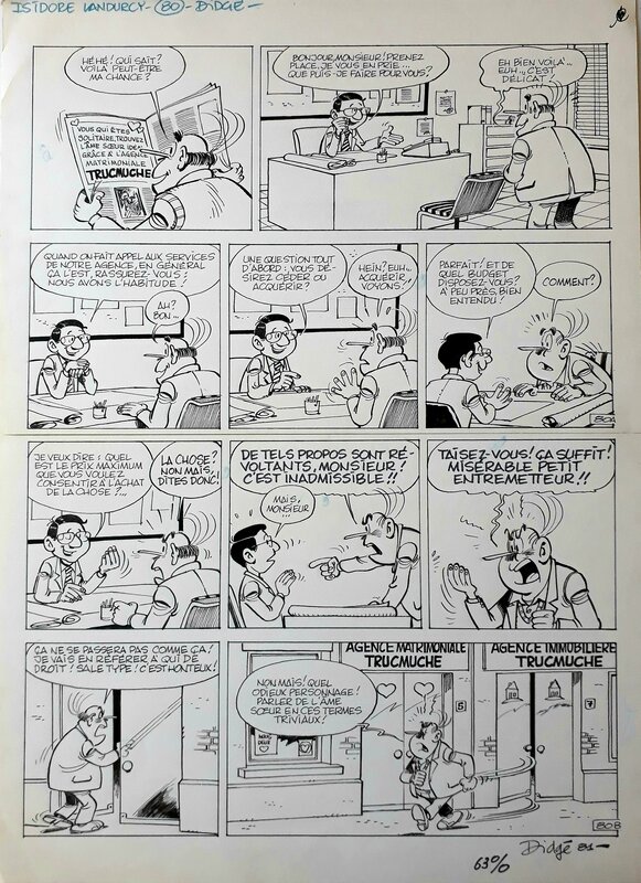 Isidore Landurcy by Didgé - Comic Strip