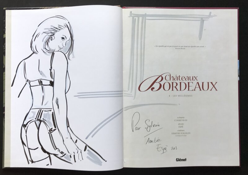 Espé, Chateau bordeaux - tome 4 - Sketch