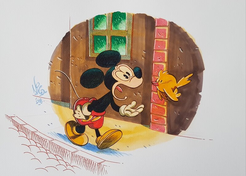 Mickey par Nicolas Kéramidas - Illustration originale