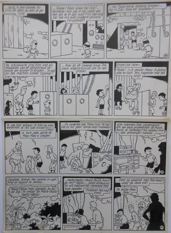 Bob de Moor- Oncle Zigomar - Comic Strip