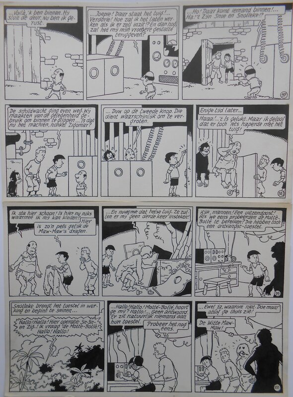 Oncle Zigomar by Bob De Moor - Comic Strip