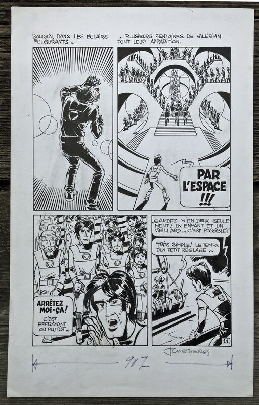 Jean-Claude Mézières, Pierre Christin, VALERIAN - Les Engrenages d'Uxgloa - 1969 - Comic Strip