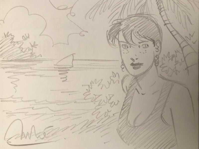 Jardin secret by André Taymans - Sketch