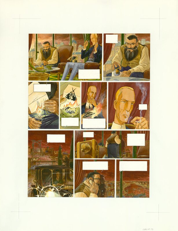 Cecil, Le Réseau Bombyce. Tome 2. Planche 24 - Planche originale