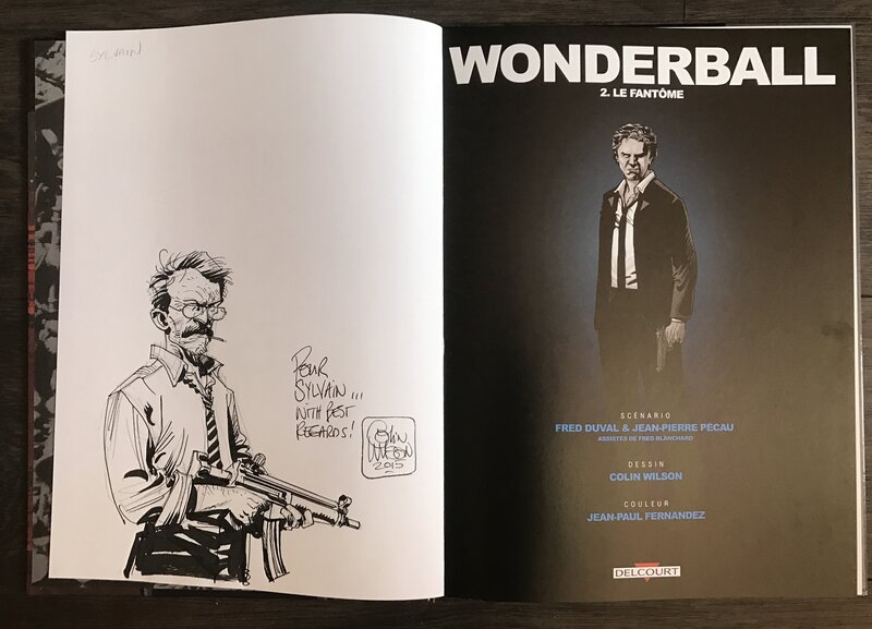 Colin Wilson, Wonderball - le fantome - Sketch