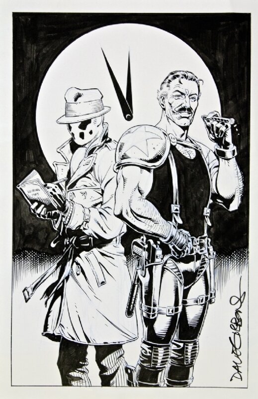 Watchmen poster par Dave Gibbons - Illustration originale